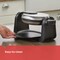 Black & Decker Black+Decker 4 waffle Black/Silver Stainless Steel Belgian Waffle Maker WM1404S - alternate 2